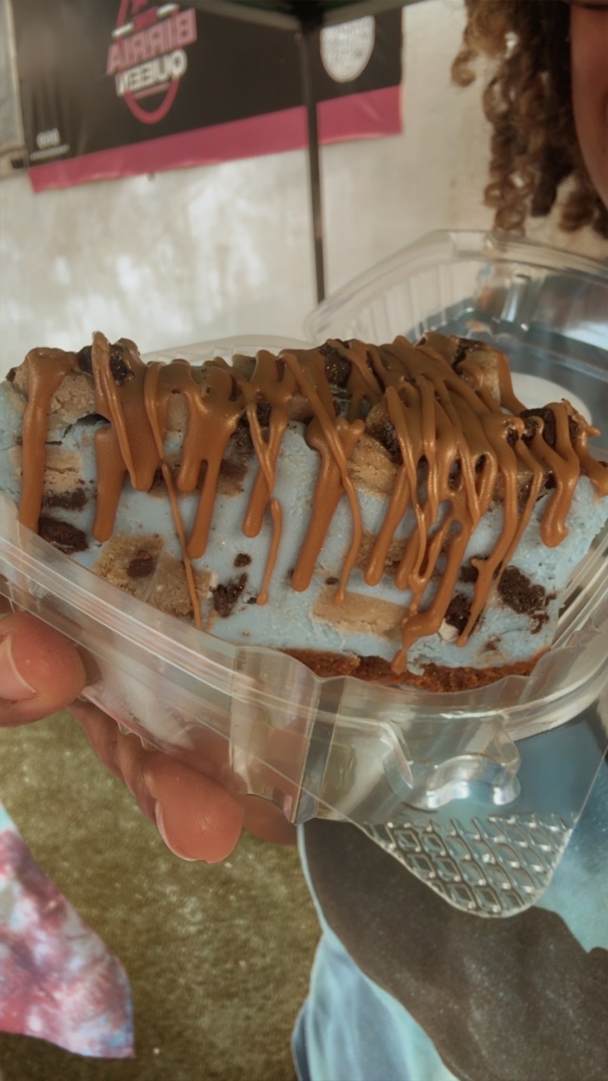 Cookie Monster Cheesecake