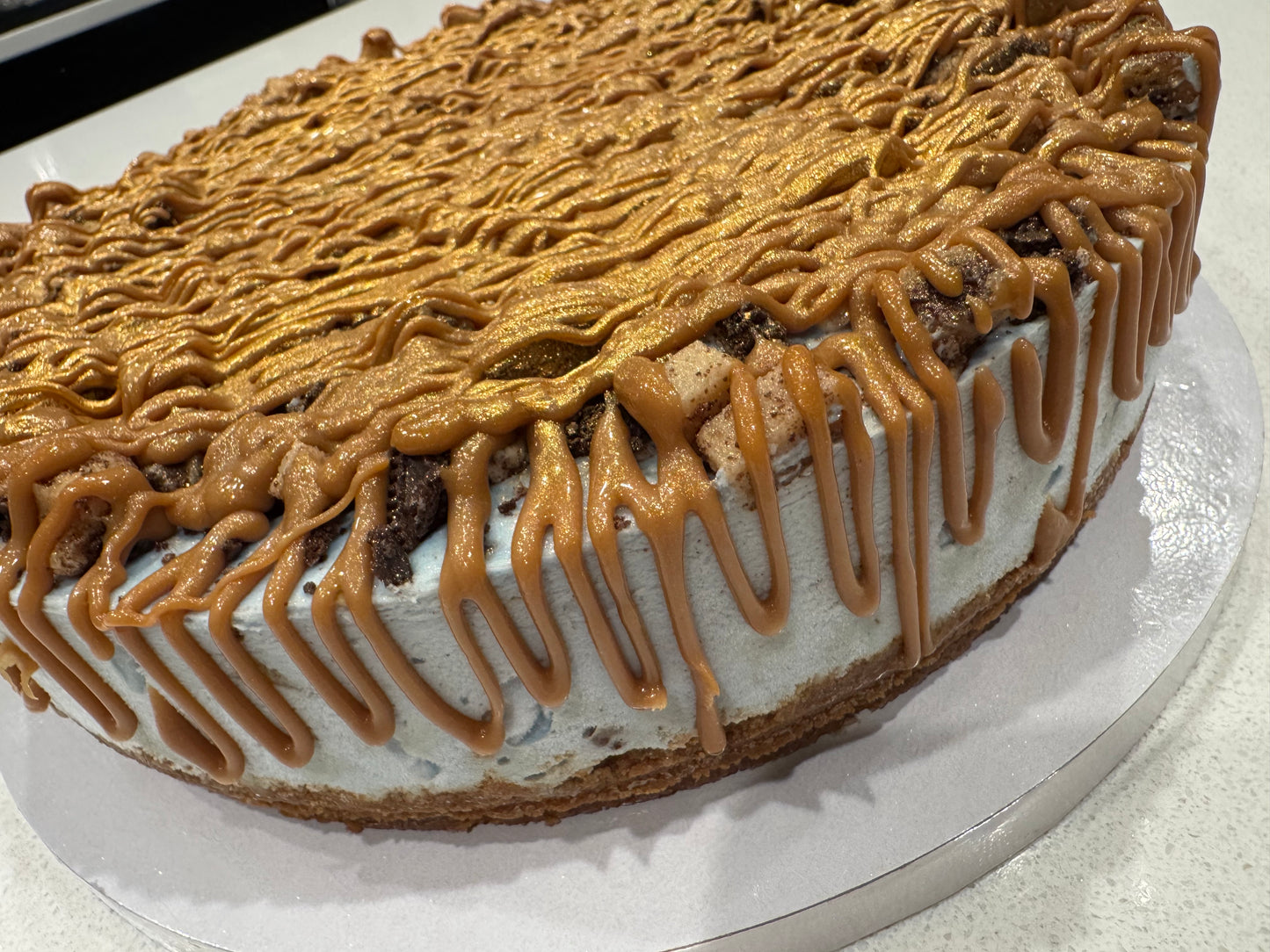 Cookie Monster Cheesecake
