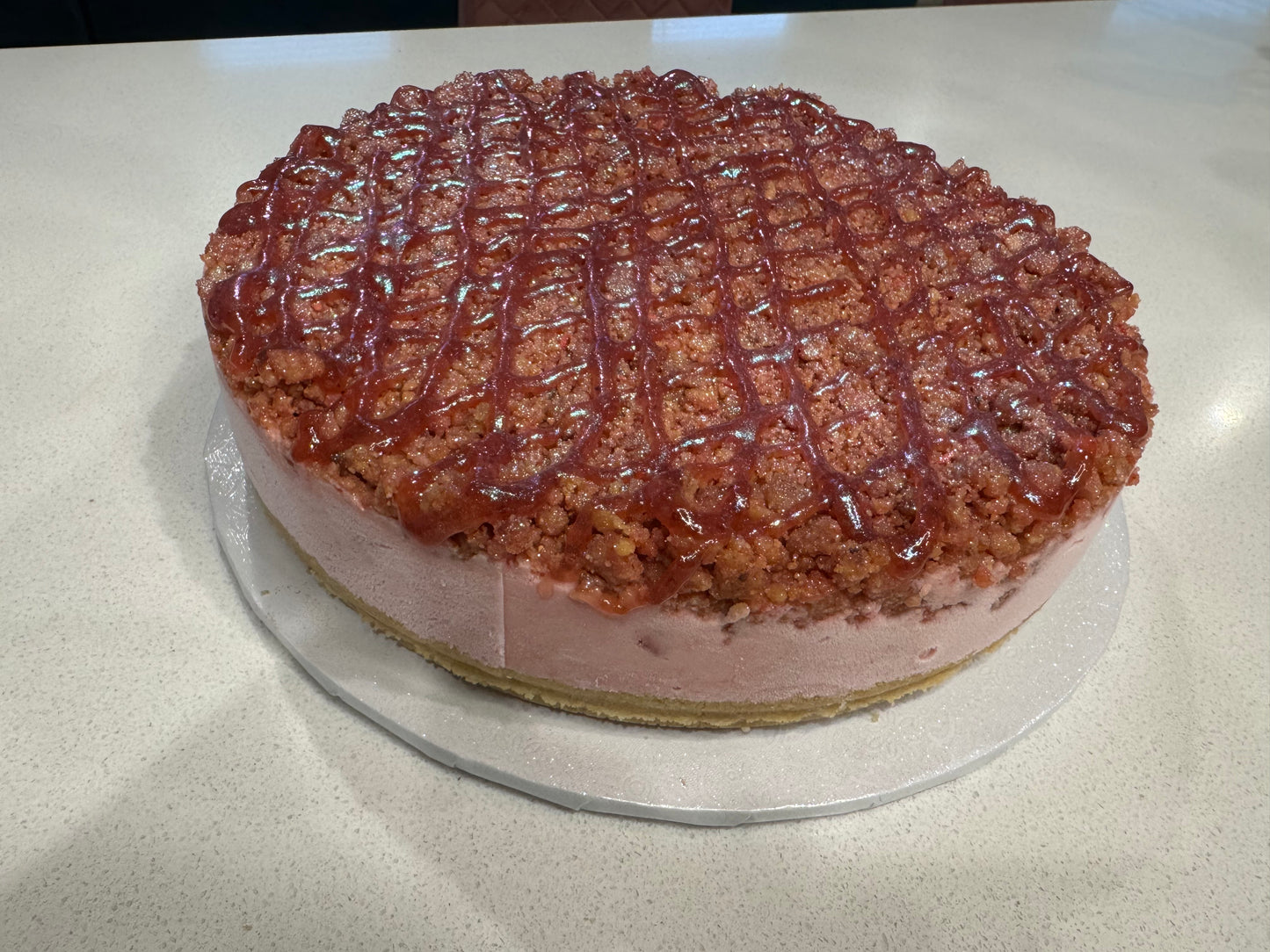 Strawberry Crunch Cheesecake